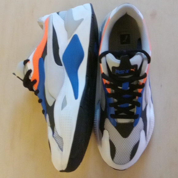 Puma RS-X Running System sneakers..blue and orange. - Picture 4 of 9